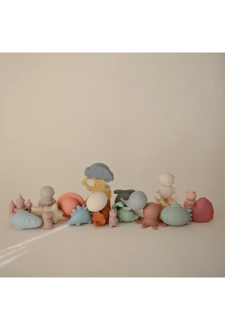 Ensemble de jeu de bain anti-moisissure Mushie Dino