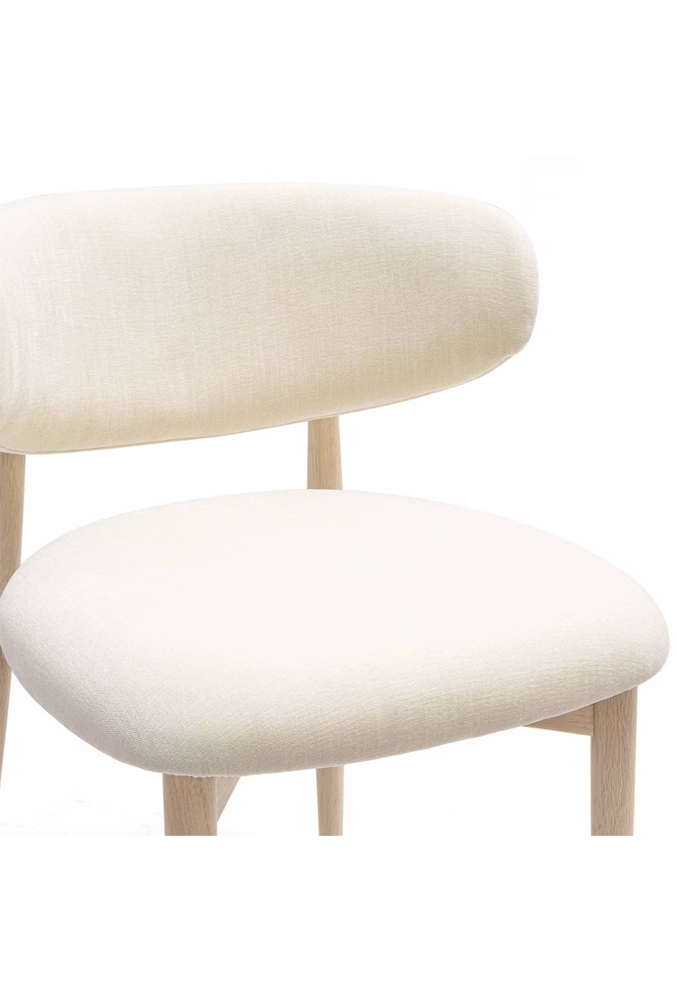 Tabouret de comptoir en velours Temisca