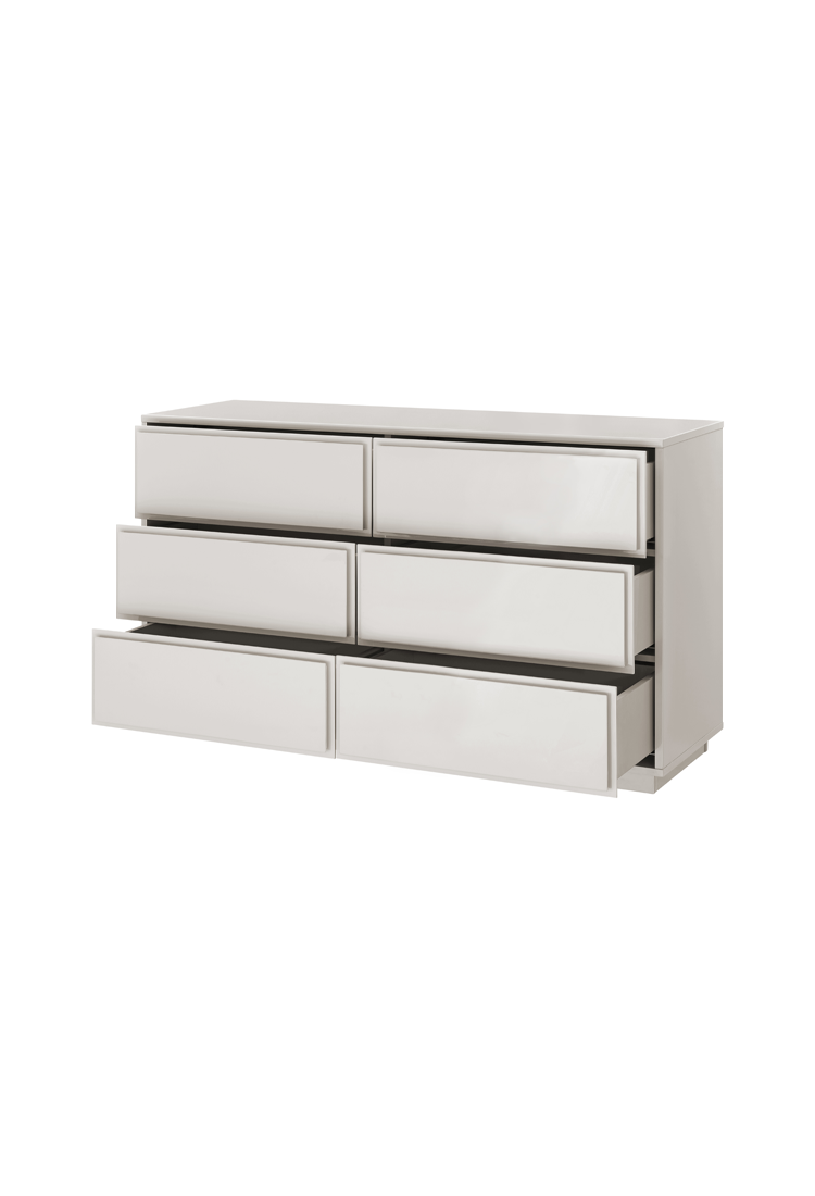Commode Osmara, gris chaud