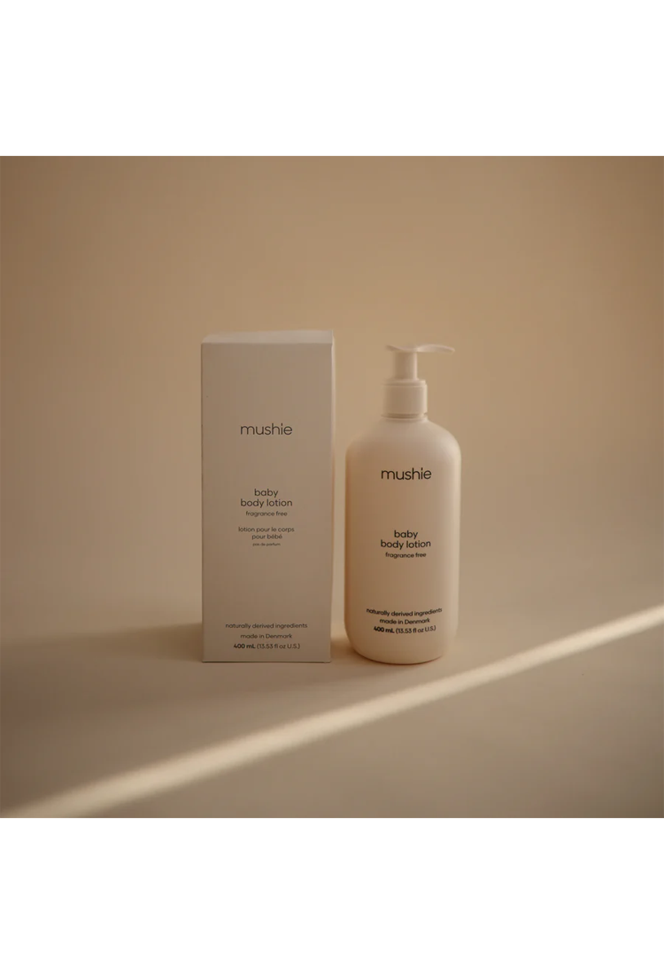 Lotion corporelle pour bébé Mushie, sans parfum