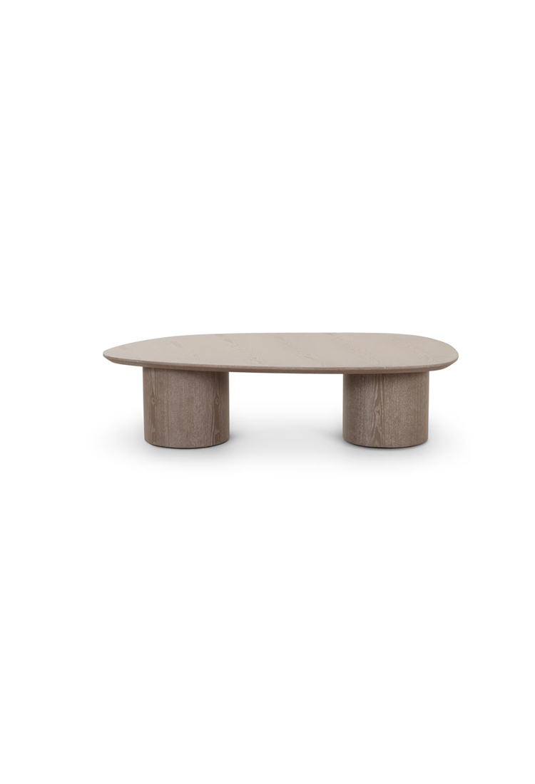 Ensemble de table basse en frêne lavé Zephyros