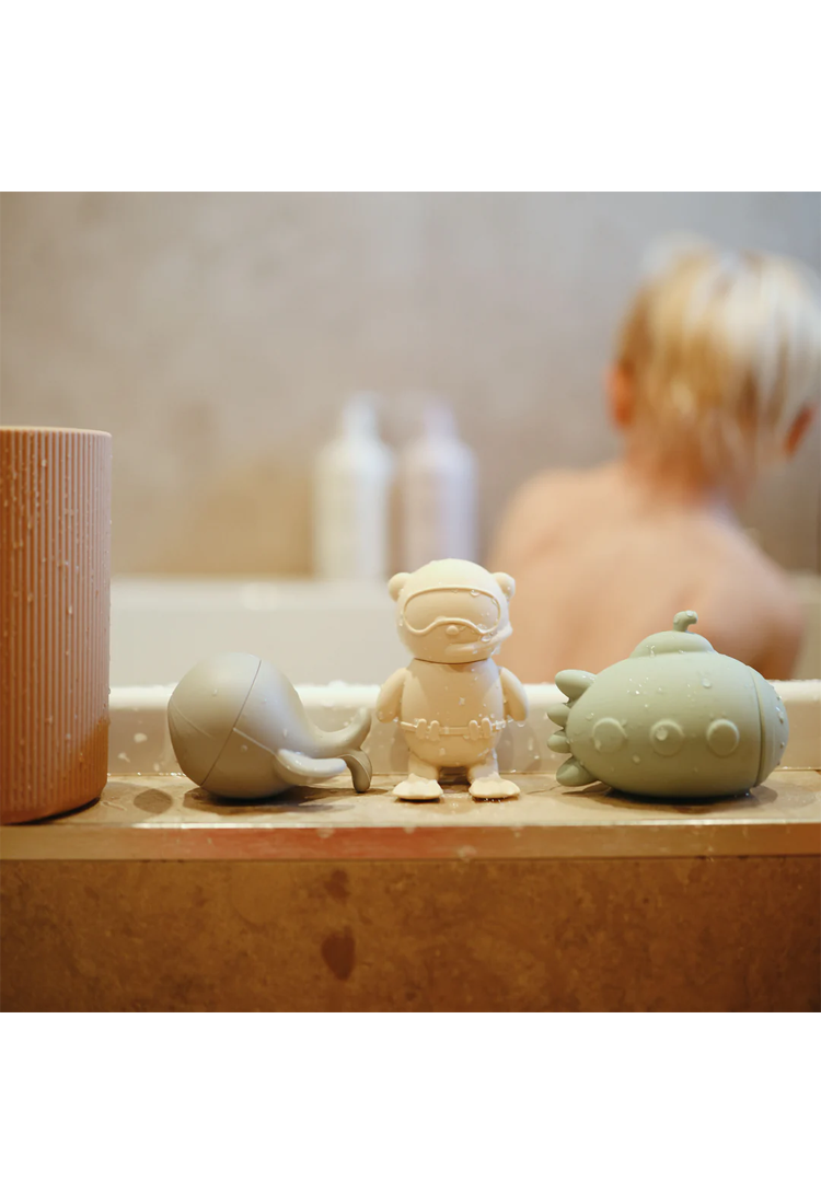 Ensemble de jouets de bain anti-moisissures Mushie Sealife