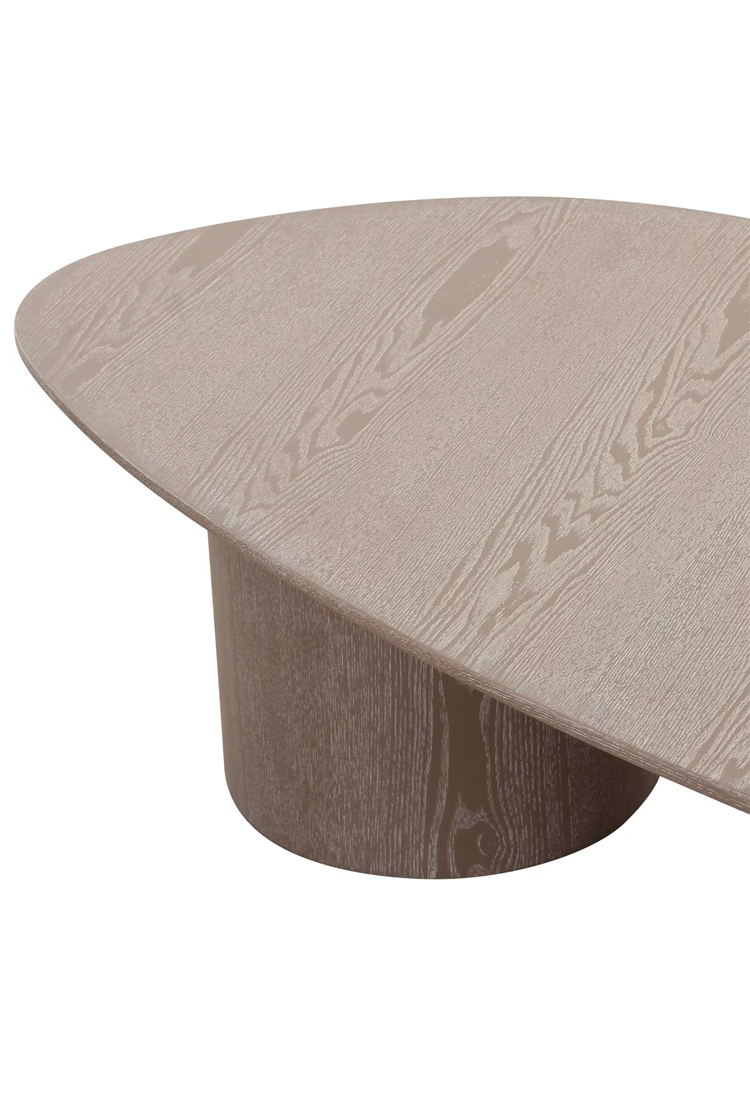 Ensemble de table basse en frêne lavé Zephyros
