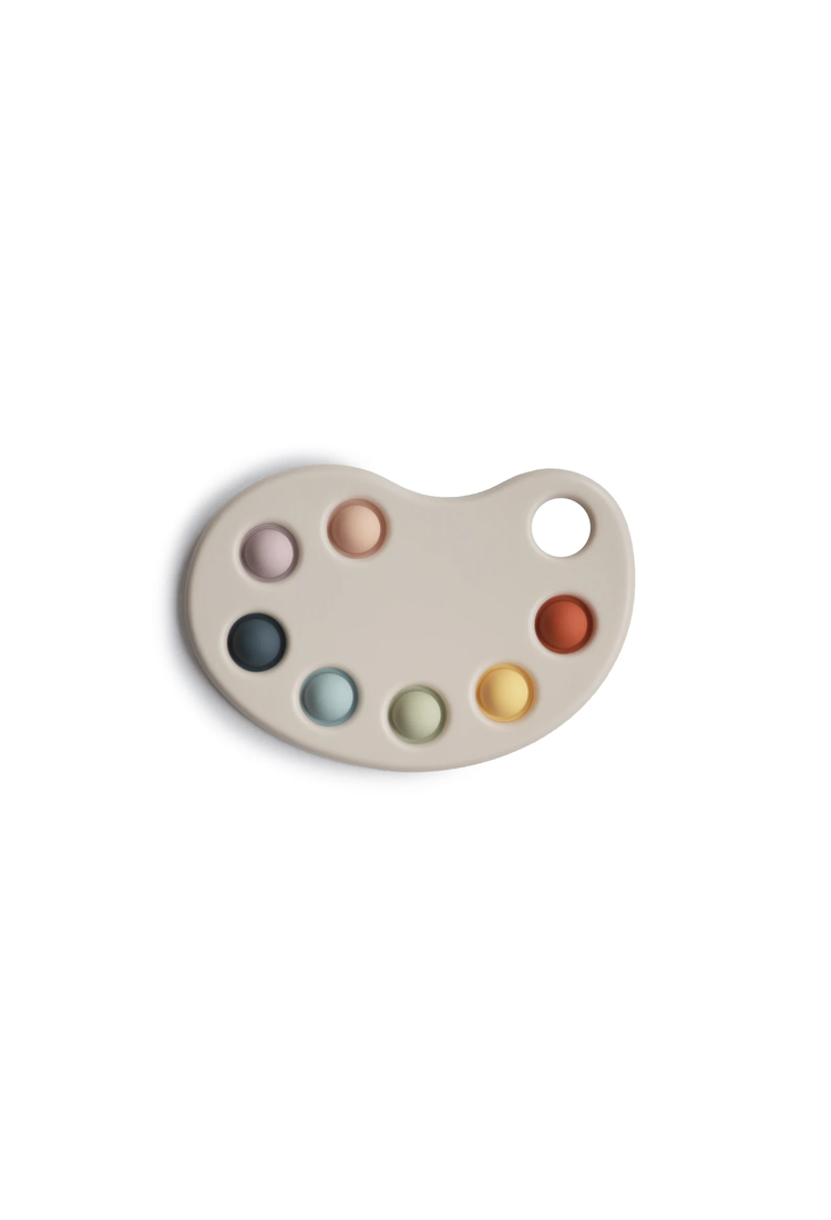 Jouet presse à palette de peinture Mushie