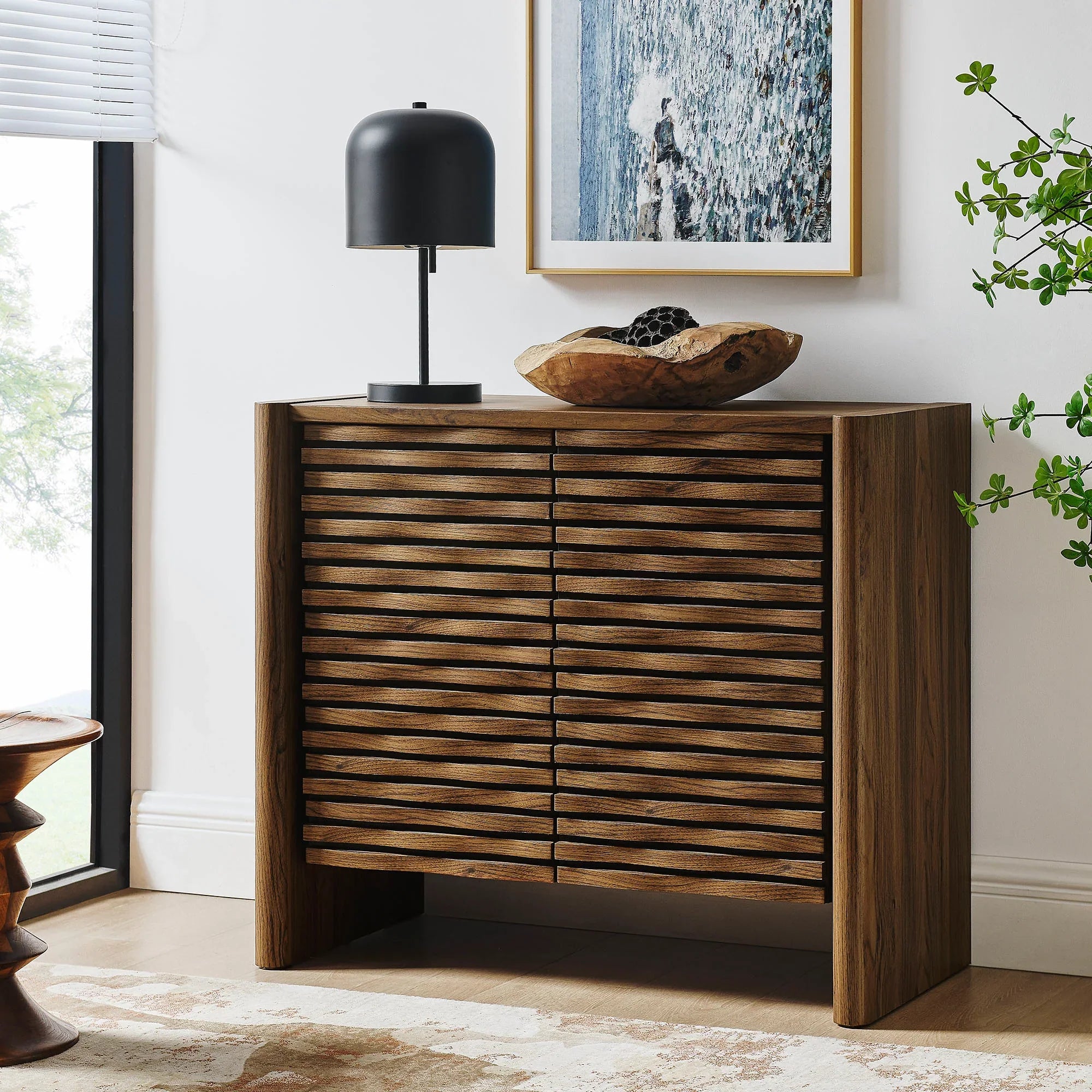 Armoire d'appoint Emerie en noyer