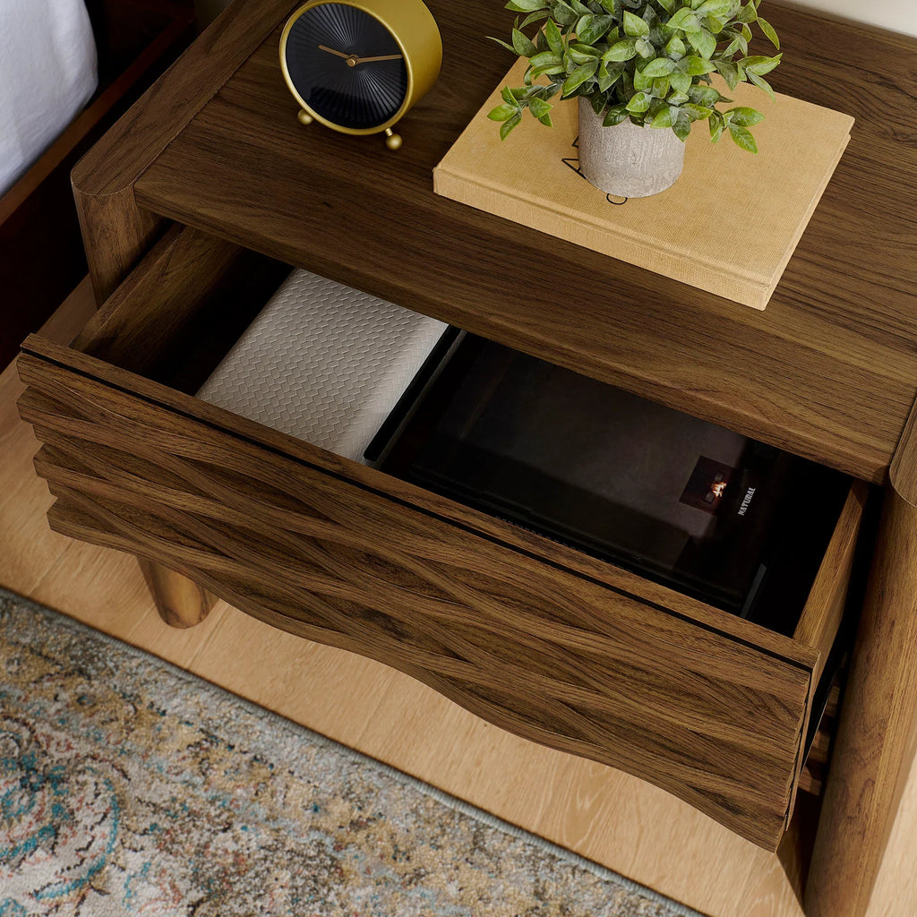 Table de chevet Emerie en noyer